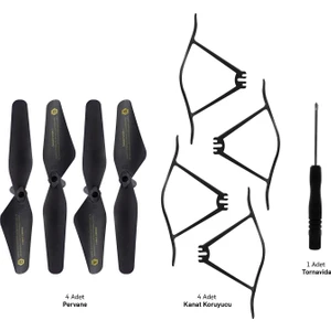 CX007 Drone CX014 MF0230 MF0231 SD02 CX007 CX020 Dronlara Uyumlu Yedek Pervane Seti CX007 Pervane