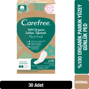 Organic Cotton Topsheet Normal Günlük Ped 30'lu Paket