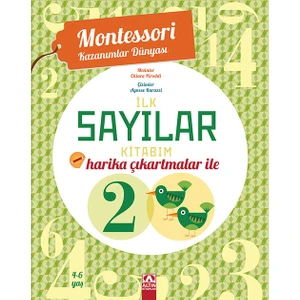 Montessori Kazanımlar Dünyası - Harika Çıkartmalar ile İlk Sayılar Kitabım (4-6 Yaş)