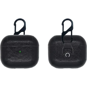 Airpods 3. Nesil Kulaklık Kılıfı Koruma Pu Deri Kılıf Siyah