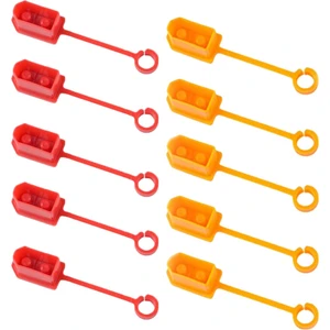 10 Parça/LOT XT60 Toz Anti Kayıp Yalıtımlı Tıpa Rc Kırmızı ve Sarı (Yurt Dışından)