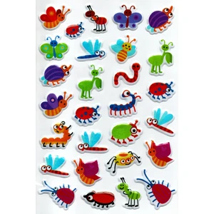Sticker Kabartmalı A4 Boyutunda Stiker Defter, Planlayıcı Etiket, (LIM011) - Böcekler