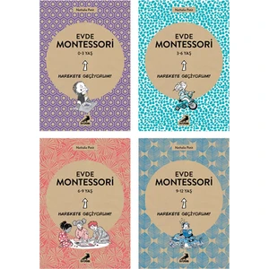 Evde Montessori Seti 4 Kitap 0 - 12 Yaş
