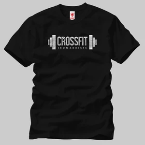 Built By Crazy Crossfit Logo Tişört