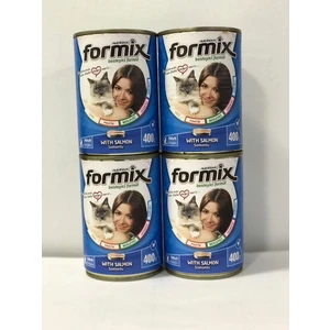 FORMİX Yetişkin Kedi Somonlu Konserve Maması 400 gr x 4 Adet