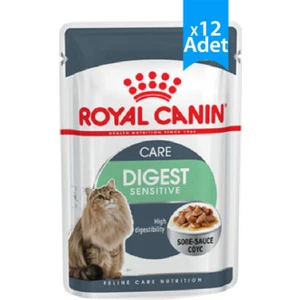 Royal Canin Digest Sensitive Hassas Kediler Için Yaş Mama 85 gr x 12 Adet