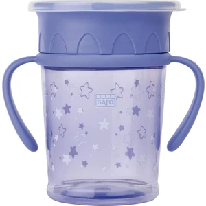 Her Açıdan İçilebilen Kulplu Alıştırma Bardağı Mavi