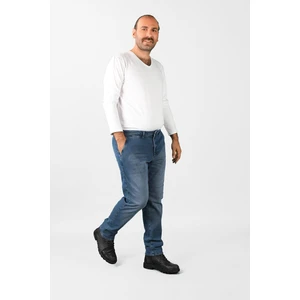 Erkek Büyük Beden Fleto Cep Kot Pantolon 3JA/5889