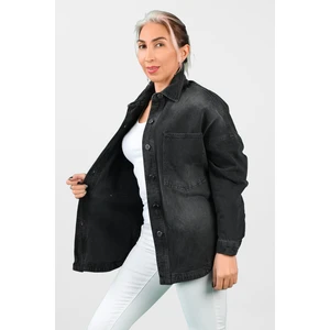 Kadın Oversize Kot Ceket 2L/6420
