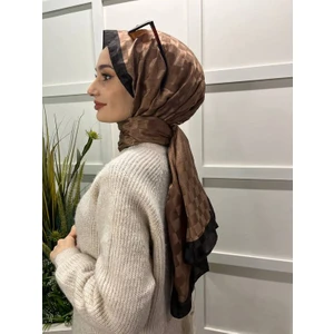 Hint Ipek Dama Desenli Monogram Şal 00707