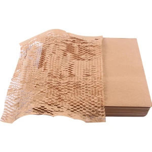 100 Petek Dolgu Kağıdı, 30X30CM Için Kabarcık Kraft Kağıt Sarma(Yurt Dışından)