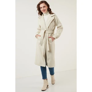 Oversize Kemerli Cepli Kışlık Kaban Bayan Kaban 42190454