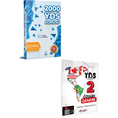 Akın Dil Eğitim 2023 Akın Dil 2000 YDS Sorusu+Panem YDS 2