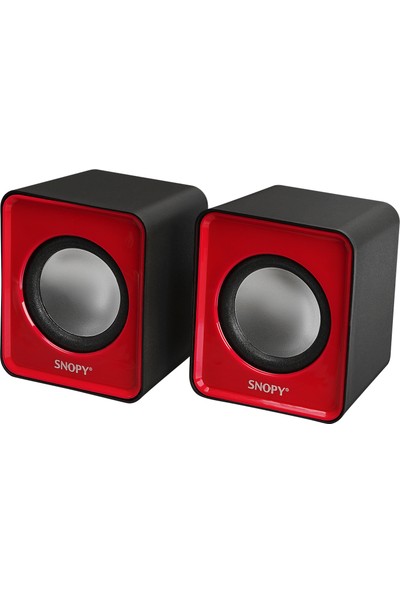 Snopy Sn-66 2.0 Kırmızı Usb Speaker Sn-66-K