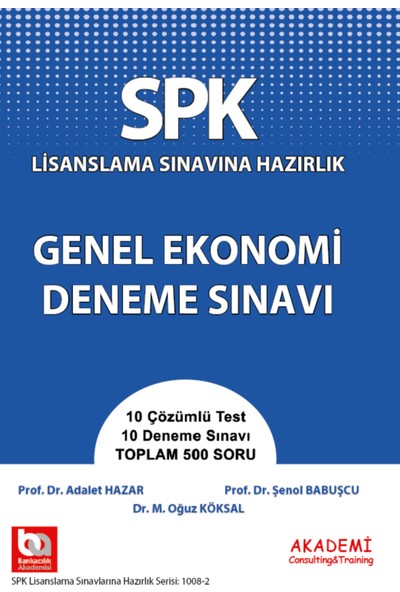 SPK Genel Ekonomi Deneme Sınavı