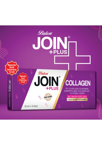 Join Us Collagen  Içeren Takviye Edici Gıda 25 ml  10 Ad