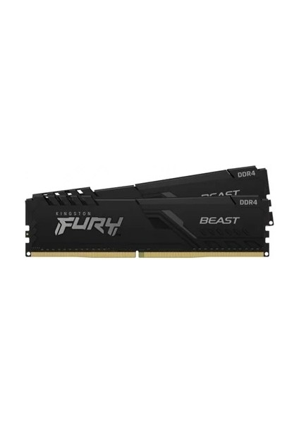 Kingston Fury Beast 16GB (2X8GB) Ddr4 CL16 3200MHZ KF432C16BB/8 Ram Bellek 2'li Set