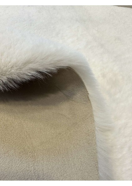 Yumuşacık Post Kesim Tavşan Tüyü Taş Peluş Halı
