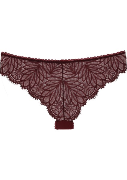 385 Kadın Bordo Önü Kumaş,arkası Dantel Normal Külot fırsatları
