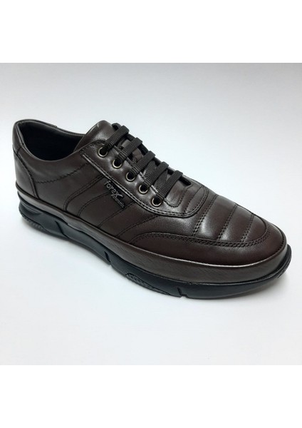 Deri Kauçuk Tabanlı Ortopedik Anatomic Kahverengi Bağcıklı Erkek Ayakkabı C-523039257 fiyatları