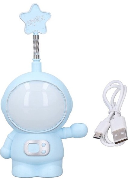 Astronot Tasarımlı Gece Lambası Kalemtraş Özellikli