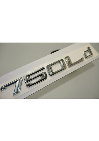 Bmw 750LD Bagaj Krom Metal 3m 3D Yazı Logo