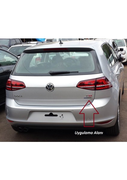 Volkswagen Tsi Bagaj Krom Metal 3m 3D Logo Amblem