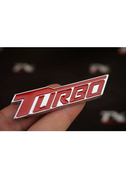 Chevrolet Cruise Turbo 3m Krom Metal Bagaj Logo