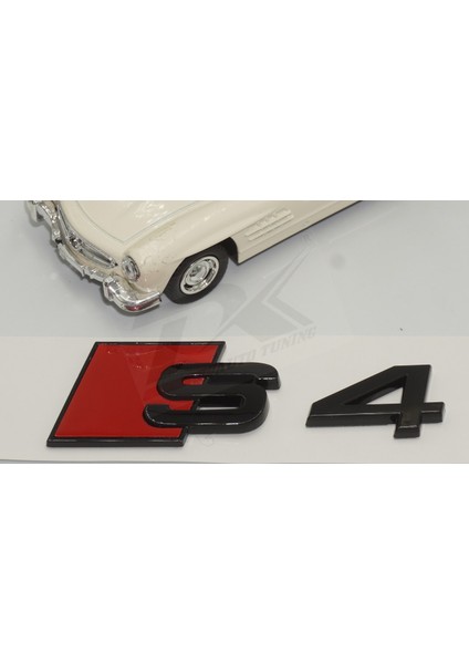 Audi S4 Bagaj Parlak Siyah Abs 3m 3D Yazı Logo Amblem Orjinal Ürün fırsatları