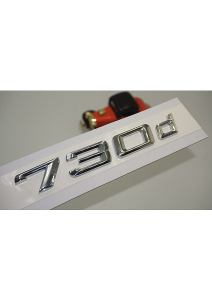 Bmw 730D Bagaj Krom Metal 3m 3D Yazı Logo