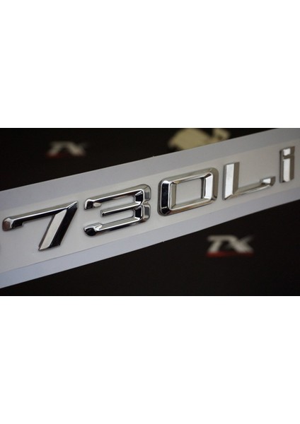 Bmw 730LI 730İ Bagaj Krom Metal 3m 3D Yazı Logo