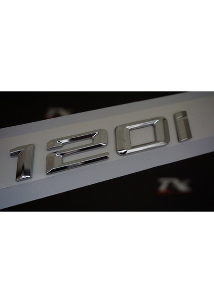 Bmw 120İ Bagaj Krom Metal 3m 3D Yazı Logo