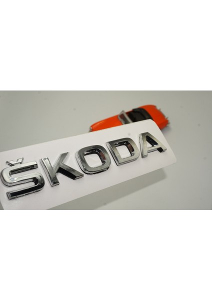 Skoda Bagaj Krom Abs 3m 3D Yazı Logo Amblem