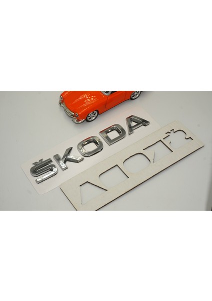 Skoda Bagaj Krom Abs 3m 3D Yazı Logo Amblem