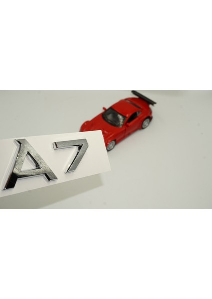 Audi A7 Bagaj Krom 3m Yazı Logo Orjinal Ürün