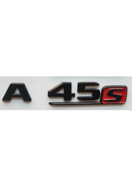A 45S Bagaj Yazı Logo Siyah Renk Orjinal Ürün