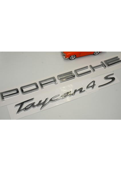 Porsche Taycan 4s Bagaj 3m 3D Abs Yazı Logo Amblem Seti Orjinal Ürün