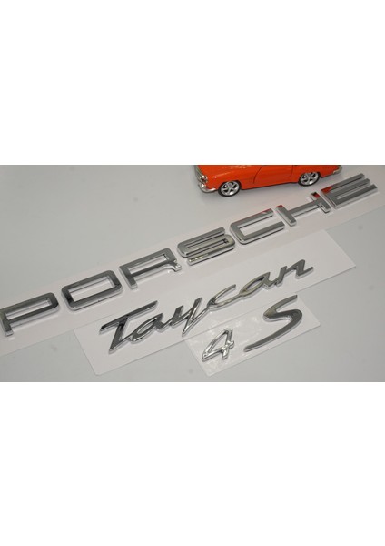 Porsche Taycan 4s Bagaj 3m 3D Abs Yazı Logo Amblem Seti Orjinal Ürün
