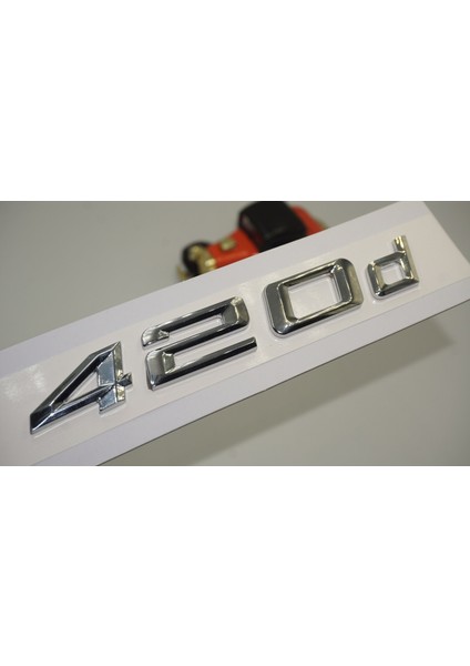 Bmw 420D Bagaj Krom Metal 3m 3D Yazı Logo