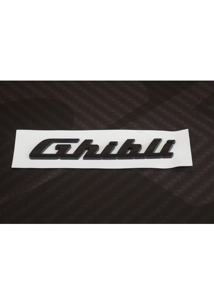Maserati Ghibli Bagaj Kapağı Yazı Logo Orjinal Ürün modelleri