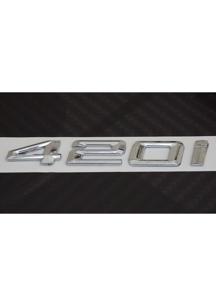 Bmw 420İ Bagaj Krom Metal 3m 3D Yazı Logo fırsatları