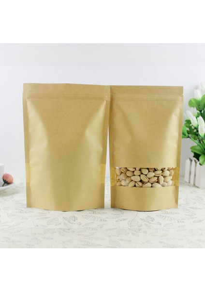 100 Paket Kraft Torbaları Pencere Ayağa Kalk (Yurt Dışından) fiyatları