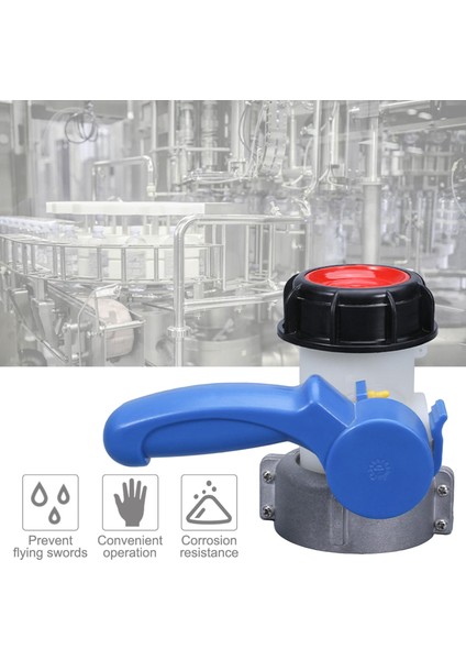 1000L Ibc Için Ibc Tote Tank Adaptörü 75MM Direnç Musluk Su Adaptörü (Yurt Dışından)