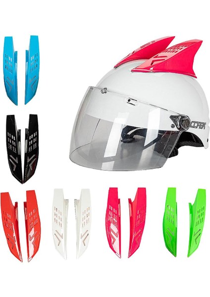 Motosiklet Kask Yarışçı Boynuzu