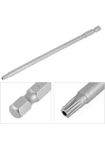 Uzun Delikli TORX150MM S2 Çelik Bits Uç