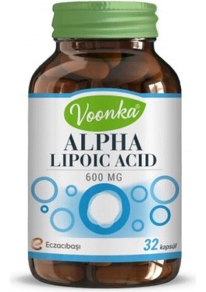 Alpha Lipoic Acid 600mg 32 Kapsül