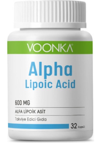 Alpha Lipoic Acid 600mg 32 Kapsül fiyatları