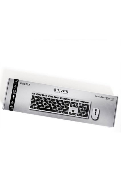 Silver Kablosuz Klavye & Mouse Set