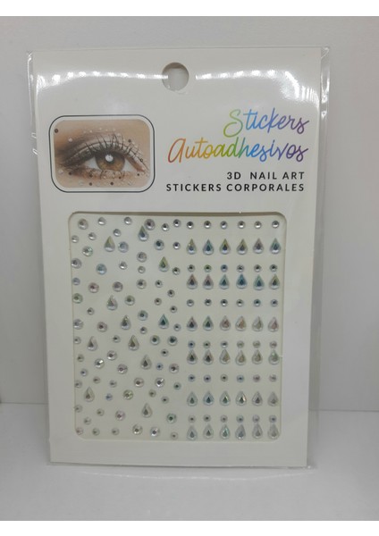 Yüz Tırnak ve Saç Süsleme Taşı