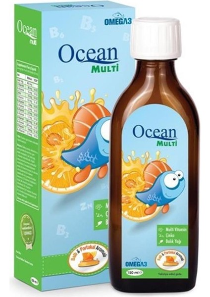 Ocean Multi Şurup 150 Ml - Ballı Portakallı